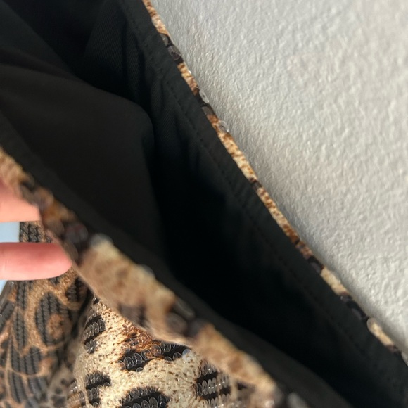 Sequence Leopard Print Bodycon Dress - Picture 4 of 4